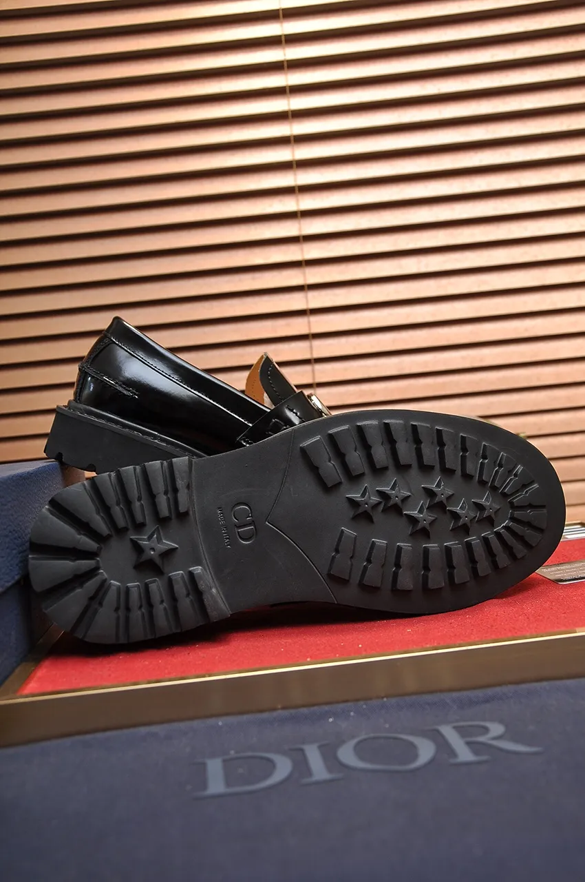 Men's men's shoes 💰740💶[Dior] (water-dyed cowhide lining) Dior original 1:1 high-quality factory, imported original materials, imported raw cowhide, water-dyed cowhide lining, original TPU outsole, code number: 39-44 (38.45 custom-made)